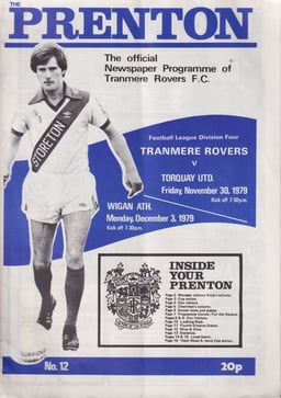 Tranmere Rovers v Torquay United Match Programme 1979-11-30